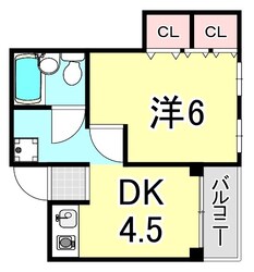 オフィス夙川の物件間取画像